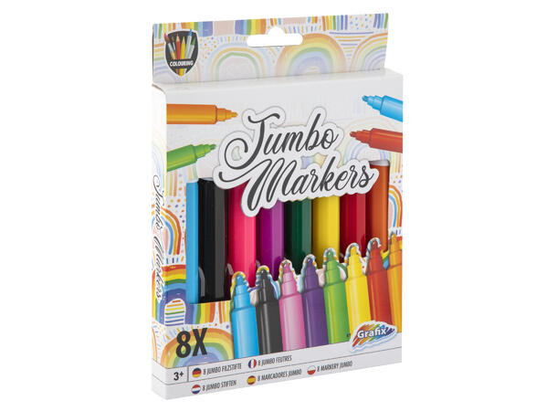 TUSJPENN JUMBO - 8 STK GRAFIX 